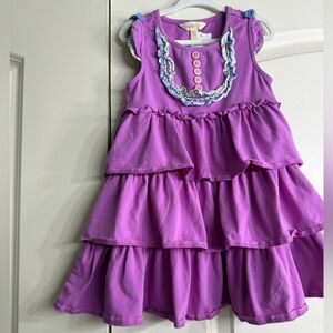 Matilda Jane Lavender Tiered Dress size 4